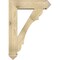Ekena Millwork Olympic Arts and Crafts Rough Sawn Bracket w/ Offset Brace, Douglas Fir, 8"W x 30"D x 42"H BKT0806X30X42OLY03RDF - alternate 3